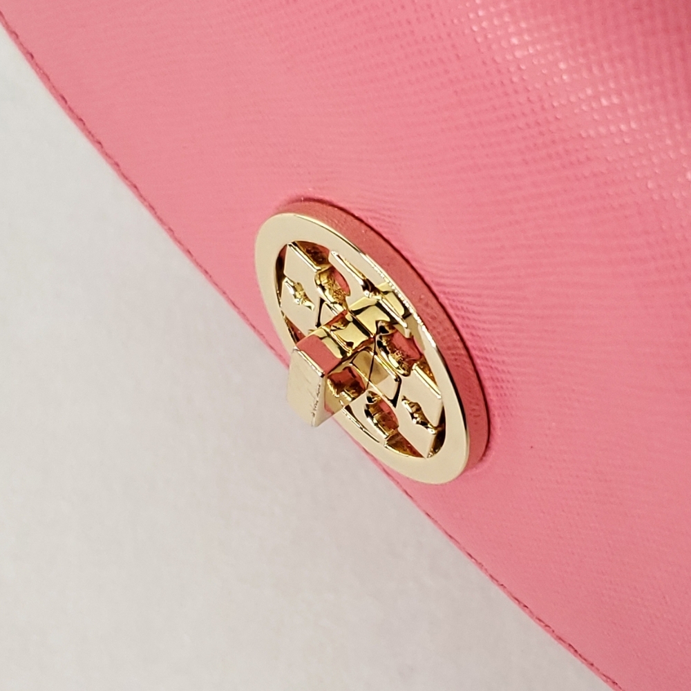 AUTHENTIC TORY BURCH Pink Robinson Mini Crossbody - Picture 9 of 15